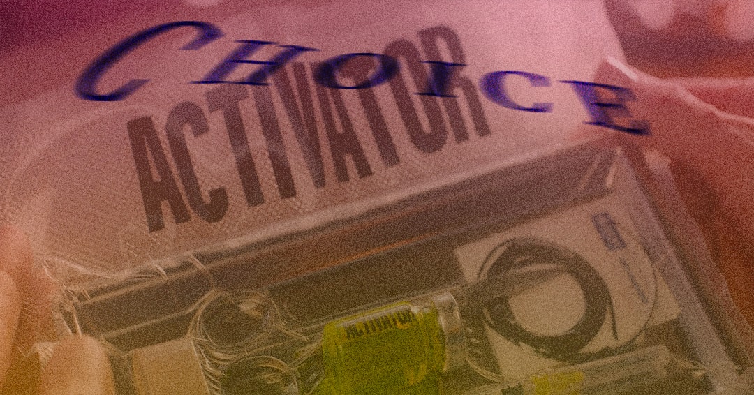 A close-up of the Activator injection kit with 'ACTIVATOR' and 'CHOICE' lettered across it.